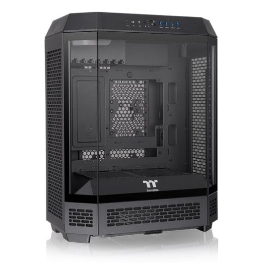 Caja Thermaltake Midi Tower Negro SPCC Vidrio Templado RGB ATX/mATX/Mini-ITX