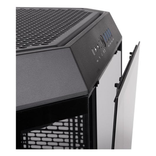 Caja Thermaltake Midi Tower Negro SPCC Vidrio Templado RGB ATX/mATX/Mini-ITX