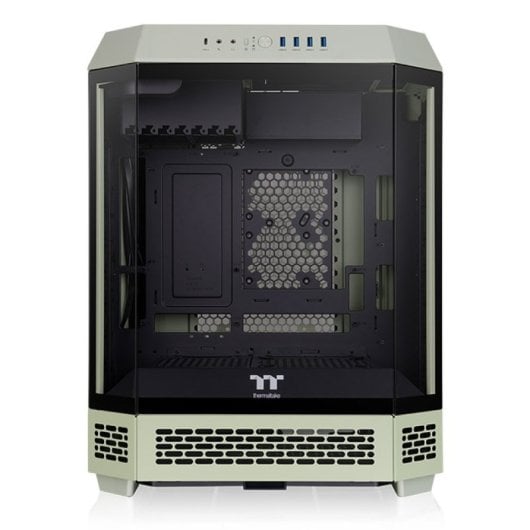 Torre Thermaltake Green ATX Vidrio Templado Iluminación RGB Midi Tower Gaming