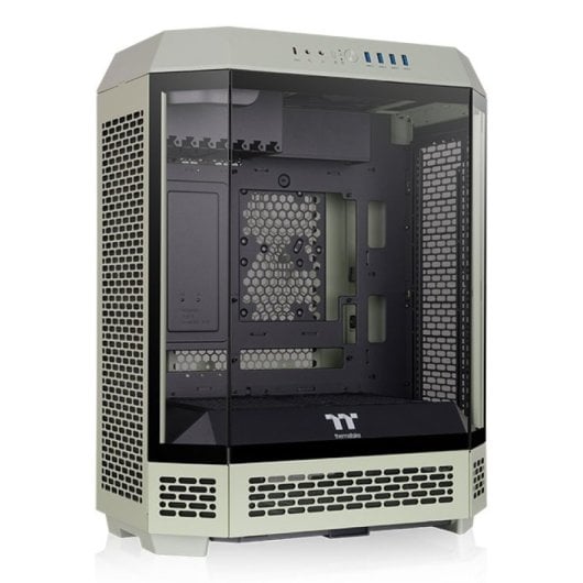 Torre Thermaltake Green ATX Vidrio Templado Iluminación RGB Midi Tower Gaming