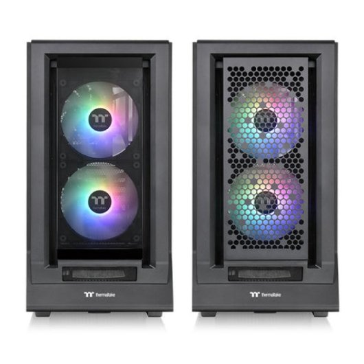 Thermaltake SPCC Midi Tower ATX/EATX RGB-Seitenfenster aus gehärtetem Glas
