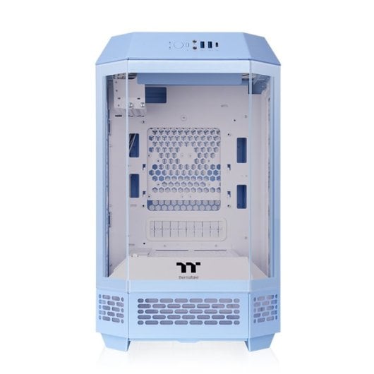 Mini-tour Thermaltake Bleu SPCC Écran LCD Fenêtre latérale Mini-ITX