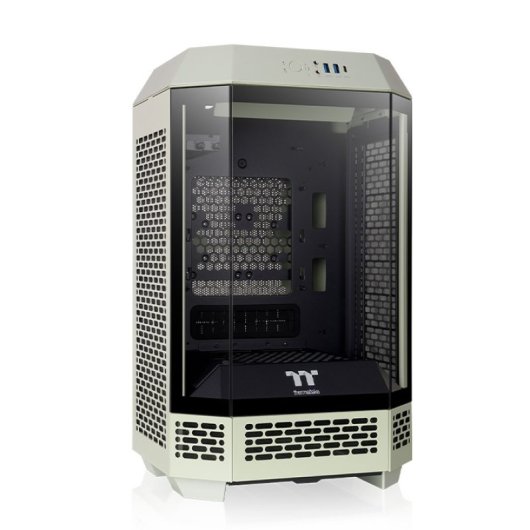 Torre PC Thermaltake The Tower 250 Mini-ITX LCD 2x120mm Verde Matcha Vidrio Templado