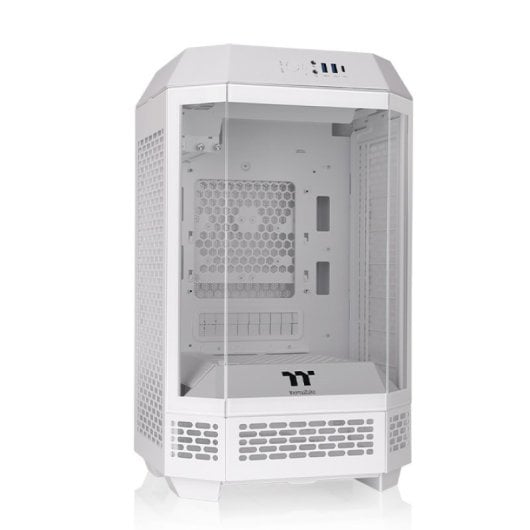 Thermaltake The Tower 250 Torre Mini-ITX SPCC com Janela, LCD e USB-C Branca