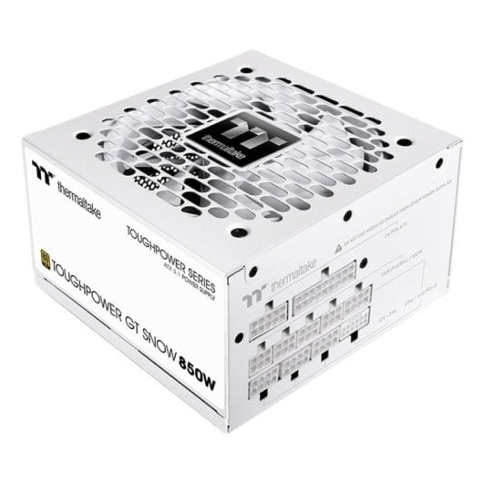 Fuente de Alimentación Thermaltake 850W 80 PLUS Gold ATX 3.1 Totalmente Modular Blanca