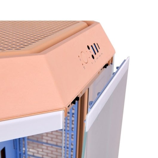 Thermaltake Micro Tower PC Case SPCC Peach in vetro temperato 4XUSB Audio