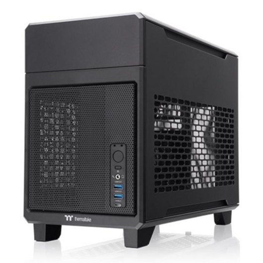 Thermaltake TR100 Mini Tower Mini-ITX USB 3.2 Gen2 Tipo C Negra
