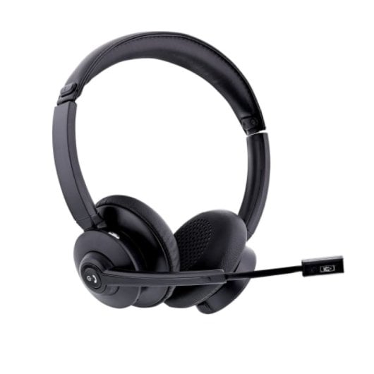 Auriculares TnB inalámbricos Bluetooth 2.4 GHz con base de carga y micrófono boom