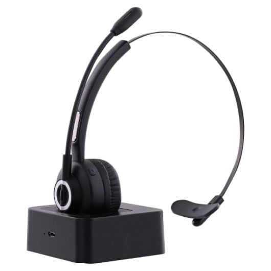 Casque audio mono sans fil Bluetooth T'nB avec station de charge et microphone pliable