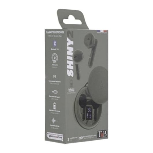Auriculares T'nB inalámbricos Bluetooth 5.1 verdes con micrófono y control táctil