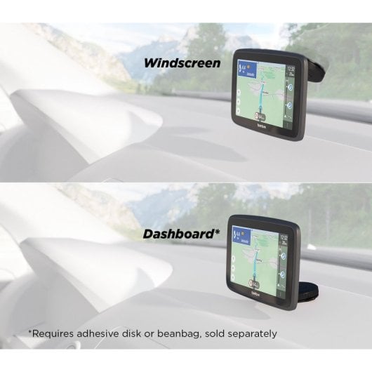 Navigatore GPS TomTom per auto e camion, 6″ Wi-Fi, Bluetooth, 32 GB, mappe Europa