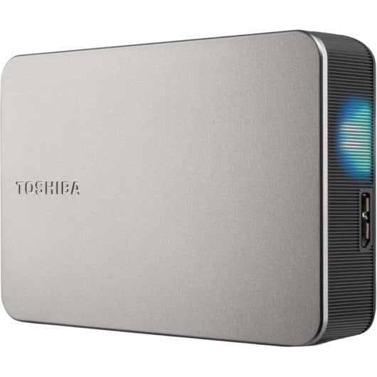 Toshiba Canvio Flex HDD da 4 TB, 5000 MB/s, Canvio Flex USB 3.2 Gen1, argento compatto