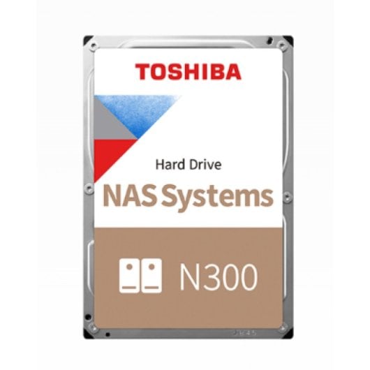 Disque dur Toshiba N300 10 To 7 200 tr/min SATA III NAS 6 Gbit/s + cache dynamique