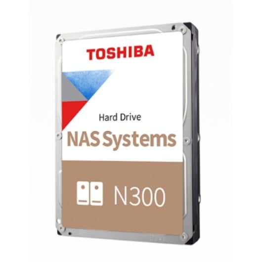 Disque dur Toshiba N300 10 To 7 200 tr/min SATA III NAS 6 Gbit/s + cache dynamique