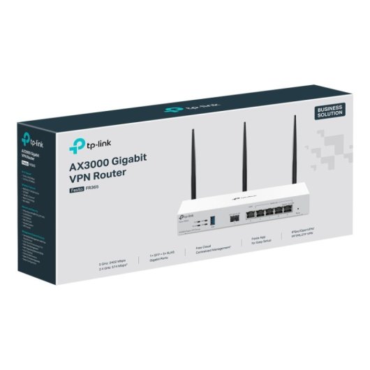 Router TP-Link FESTA FR365 Gigabit Wi-Fi 6 2402Mbps Dual Band MU-MIMO SNMP USB 3.2