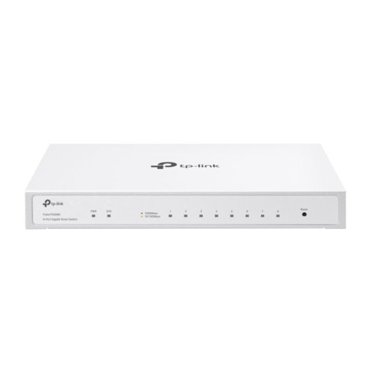 Switch TP-Link 8 Puertos Gigabit Intel, Gestionado, PoE, Sin Ventilador, Blanco