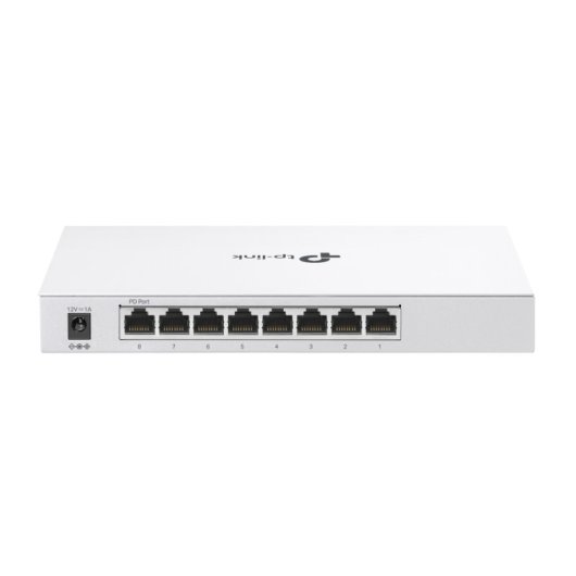 Switch TP-Link 8 Puertos Gigabit Intel, Gestionado, PoE, Sin Ventilador, Blanco