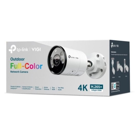Caméra IP TP-Link INSIGHT S385 4K Vision Nocturne Extérieur Détection IA Audio Bidirectionnel