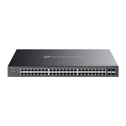 Switch TP-Link 48 puertos Gigabit, 4 SFP, PoE+, L2/L2+, 230W, Rack 1U