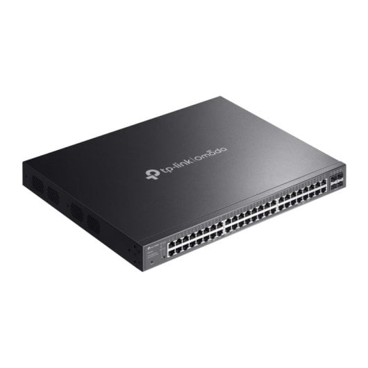 Switch TP-Link 48 puertos Gigabit, 4 SFP, PoE+, L2/L2+, 230W, Rack 1U