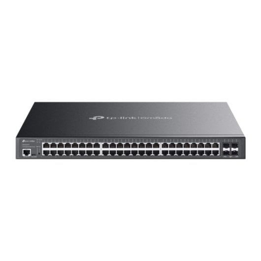 TP-Link SG3452XMPP Switch, 48 Gigabit PoE++-Ports, 4 SFP+ 10GbE, 750 W, Rack, 1 HE