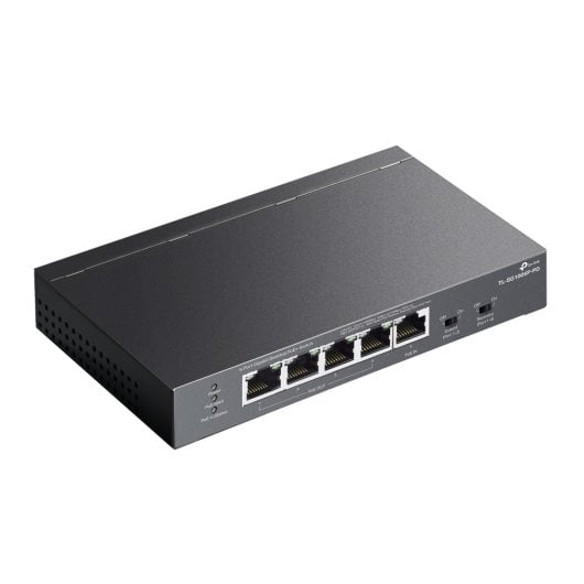 Switch TP-Link TL-SG1005P-PD 5 puertos Gigabit PoE+ sin ventilador montaje pared