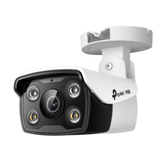 Câmara IP exterior a cores TP-Link VIGI C340 de 4 MP, IA, áudio bidirecional, PoE, IP66