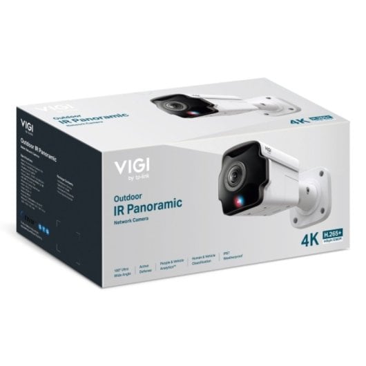 Cámara IP TP-Link 8MP 4K Ultra HD Exterior Bala 180° IR Audio 2 vías IP67 PoE SIM