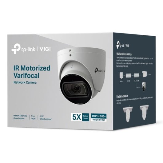 Cámara IP TP-Link 4MP WDR Zoom Óptico 5x Visión Nocturna Larga Distancia Exterior