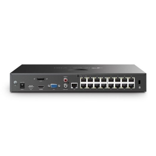Grabador NVR TP-Link VIGI NVR2016H-16MP 16 canales 4TB PoE 4K HDMI/VGA SATA CE/FCC