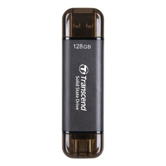 Transcend ESD310C SSD 128 Go 3D NAND 1050 Mo/s USB 3.2 Gen 2x2 Aluminium AES Thunderbolt