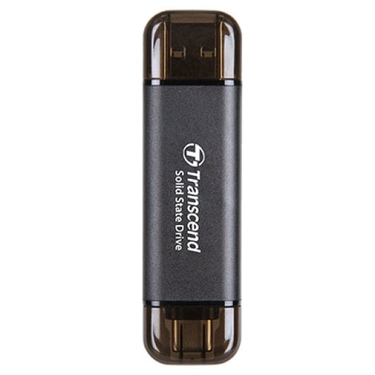 SSD externe Transcend ESD310C 256 Go USB 3.2 Gen 2 1050 Mo/s + Thunderbolt + Aluminium