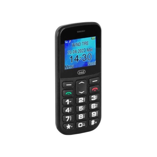 Teléfono Trevi Max 20 pantalla 1.77? TFT, cámara trasera flash, batería 600 mAh, SOS, MicroSD, negro