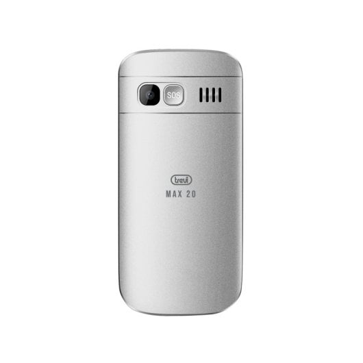 Trevi Silver Seniorentelefon mit 2G-Kamera, USB-C-Taschenlampe, MicroSD, 600 mAh