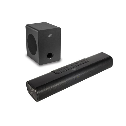 Barra de sonido Trevi Bluetooth/Inalámbrica y alámbrica 90W subwoofer LED USB ARC