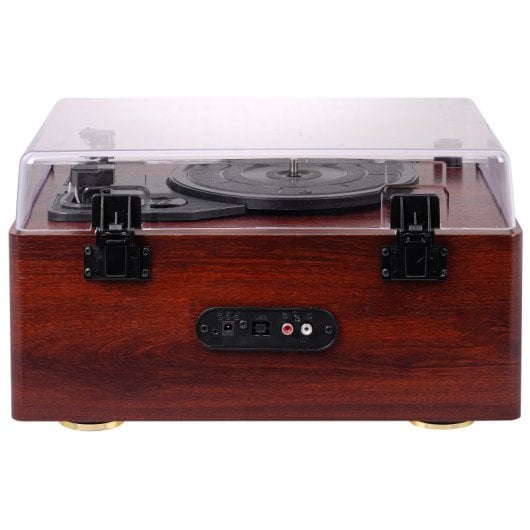 Tocadiscos Trevi Direct Drive Madera Bluetooth 33/45/78 RPM Altavoces 30W