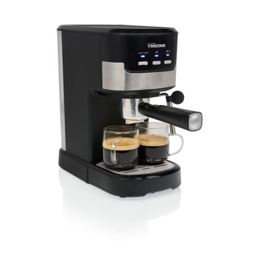 Macchina per caffè espresso Tristar CM-2278 da 1,25 l, 20 bar, doppia uscita, compatibile con Nespresso