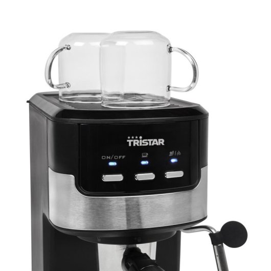 Macchina per caffè espresso Tristar CM-2278 da 1,25 l, 20 bar, doppia uscita, compatibile con Nespresso