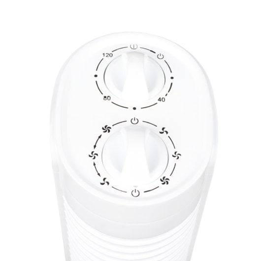 Ventilador torre Tristar VE-5900 Blanco 35W 3 velocidades Temporizador Oscilante