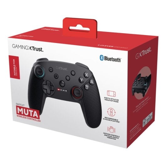 Mando inalámbrico Trust Switch controles movimiento vibración Bluetooth 15h autonomía Negro