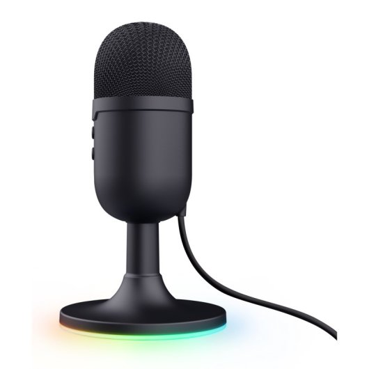 Microfone Cardióide RGB Compacto USB Trust GXT 234 Yunix com Saída para Auscultadores