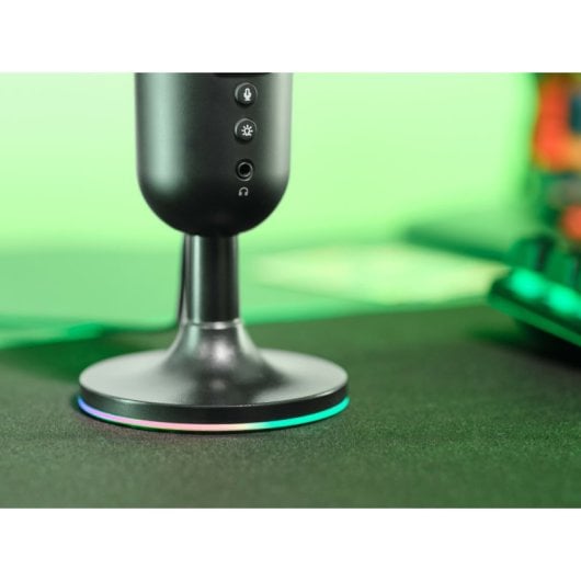 Microfone Cardióide RGB Compacto USB Trust GXT 234 Yunix com Saída para Auscultadores