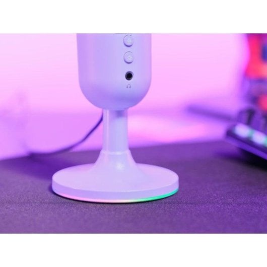 Micrófono Trust GXT 234 Yunix USB cardioide con mute y RGB