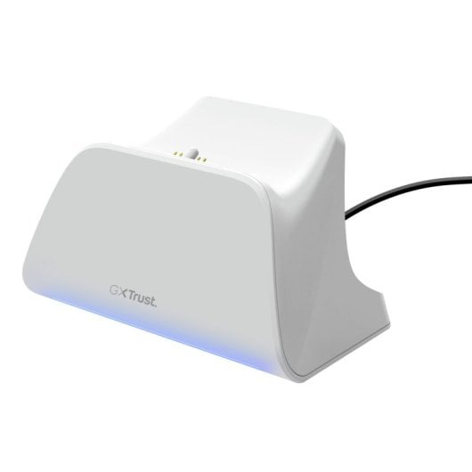 Soporte Trust GXT 255 para PS5 DualSense, Carga rápida, LED multicolor, Antideslizante