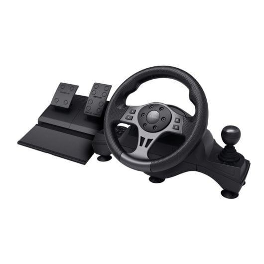 Volant de jeu multiplateforme Trust GXT 289 MOVI à pédales vibrantes 270°, noir