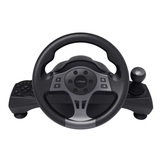Volant de jeu multiplateforme Trust GXT 289 MOVI à pédales vibrantes 270°, noir