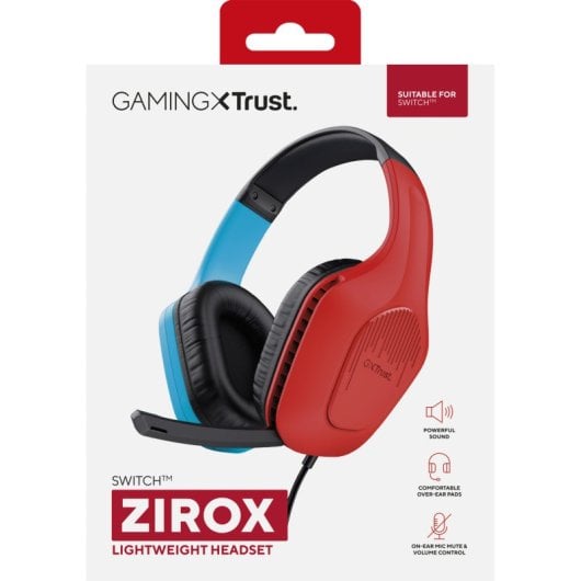 Auriculares Trust con cable para gaming con micrófono y control de volumen on-ear