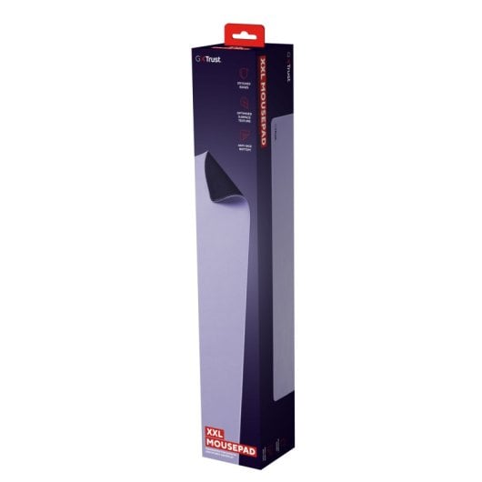 Alfombrilla Trust GXT 759P XXL gaming púrpura PET base antideslizante bordes rematados