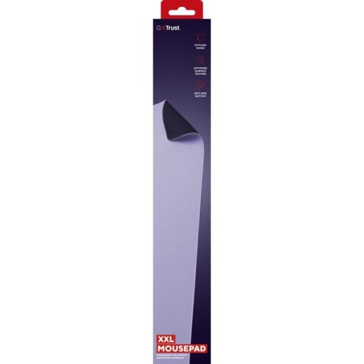 Alfombrilla Trust GXT 759P XXL gaming púrpura PET base antideslizante bordes rematados