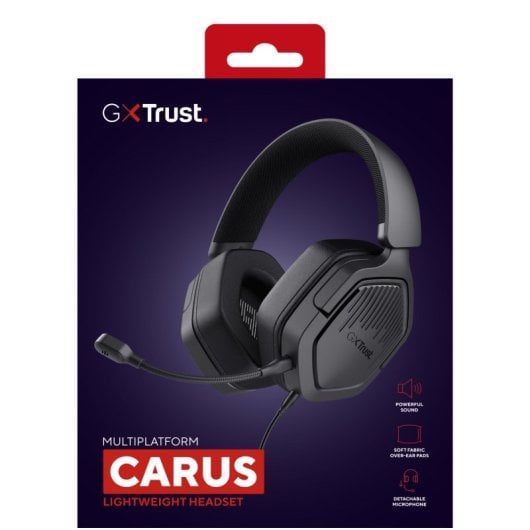 Auriculares Trust con cable jack 3.5mm, micrófono extraíble y control en auricular